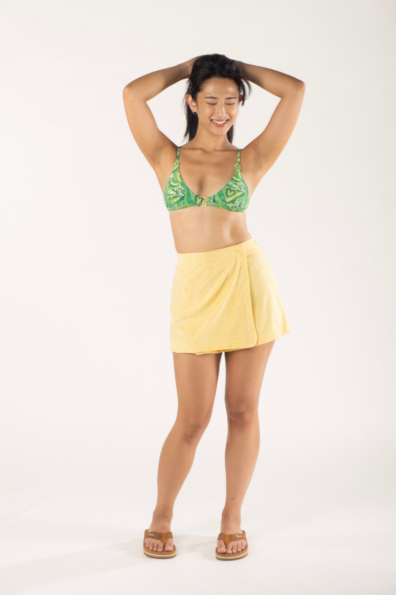 Butter Terry Wrap Skirt