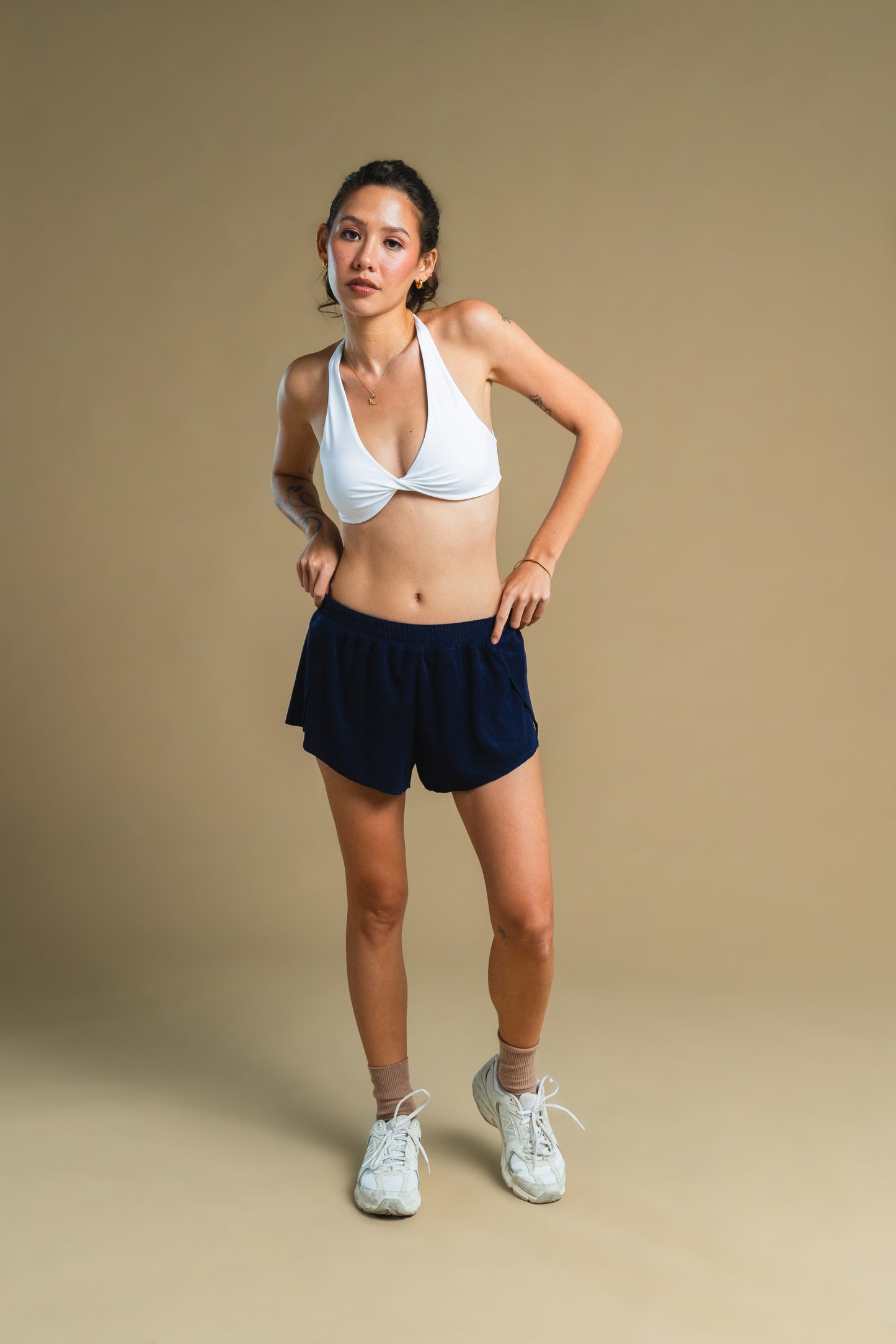 Midnight Blue Terry Shorts